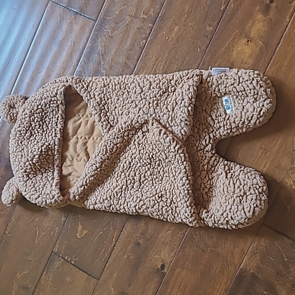 Fleece Swaddle Bear